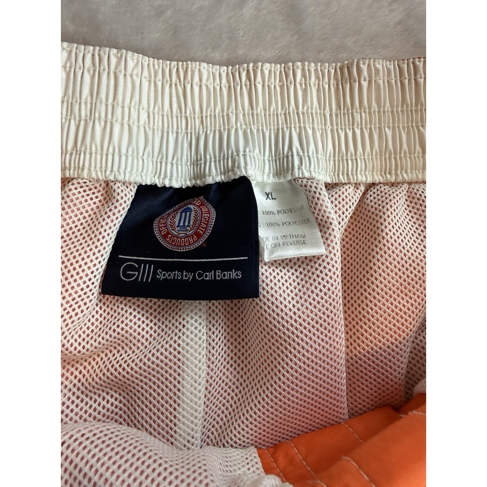 G-III Carl Banks Miami‎ Hurricanes Orange Swim Trunks Board Shorts Mens NCAA XL - Picture 6 of 10
